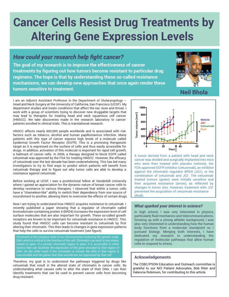 Resource on how Cancer Cells Resist Drug Treatments by Altering Gene Expression Levels