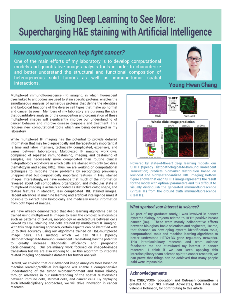 Resource on Using Deep Learning to See More: Searching H&E staining with artificial intelligence