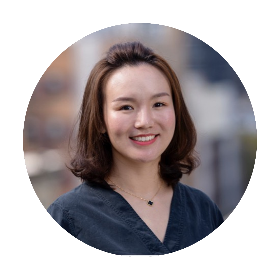 Headshot of Siyu Sun in circle frame, background blurred.